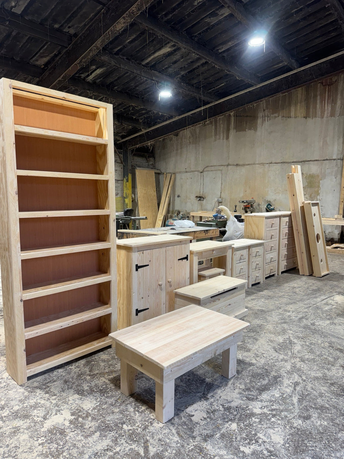 Handmade Three Skulls Furniture Devon order in the Hull workshop