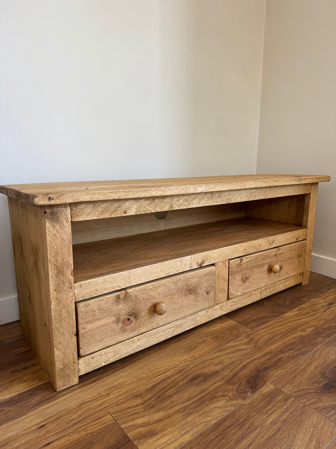 Handmade wooden bedroom furniture delivered to a Whitby holiday let