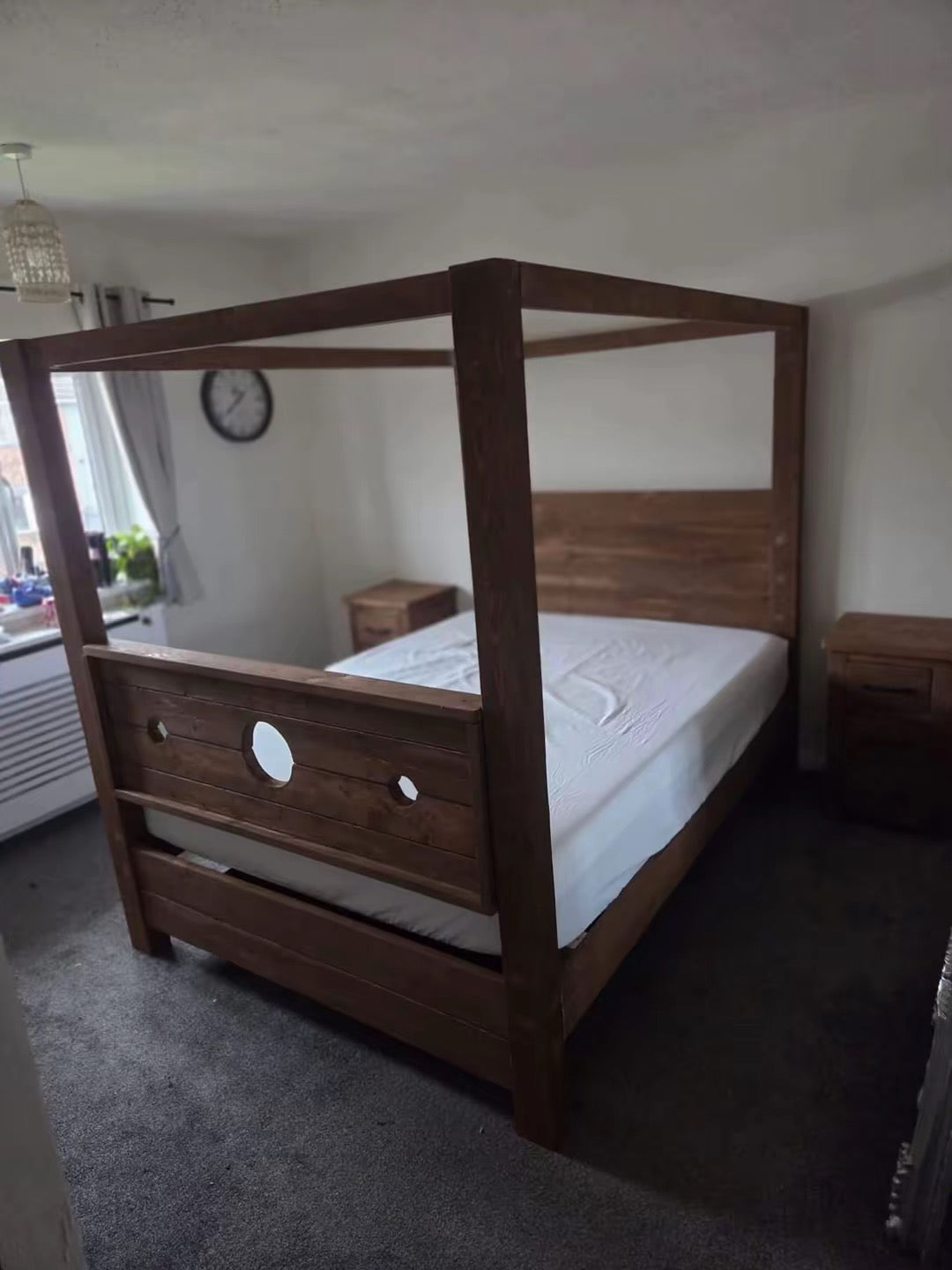 Three Skulls Furniture handmade Tudor medieval bed frame