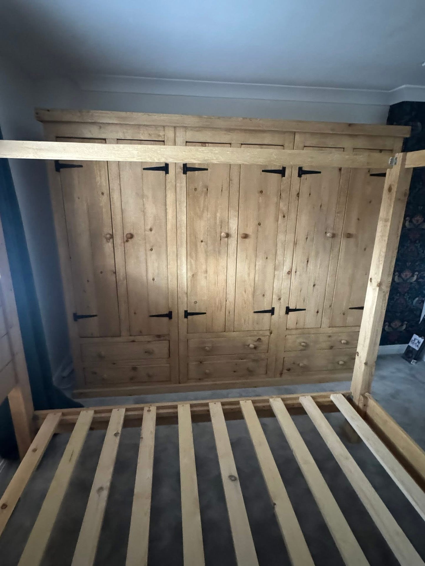 Three Skulls Furniture solid wooden bedroom wardrobe