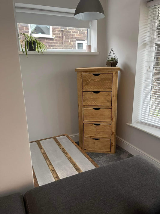 The Ol’ Tallboy | Handmade Rustic Wooden Bedroom Storage | Three Skulls Furniture