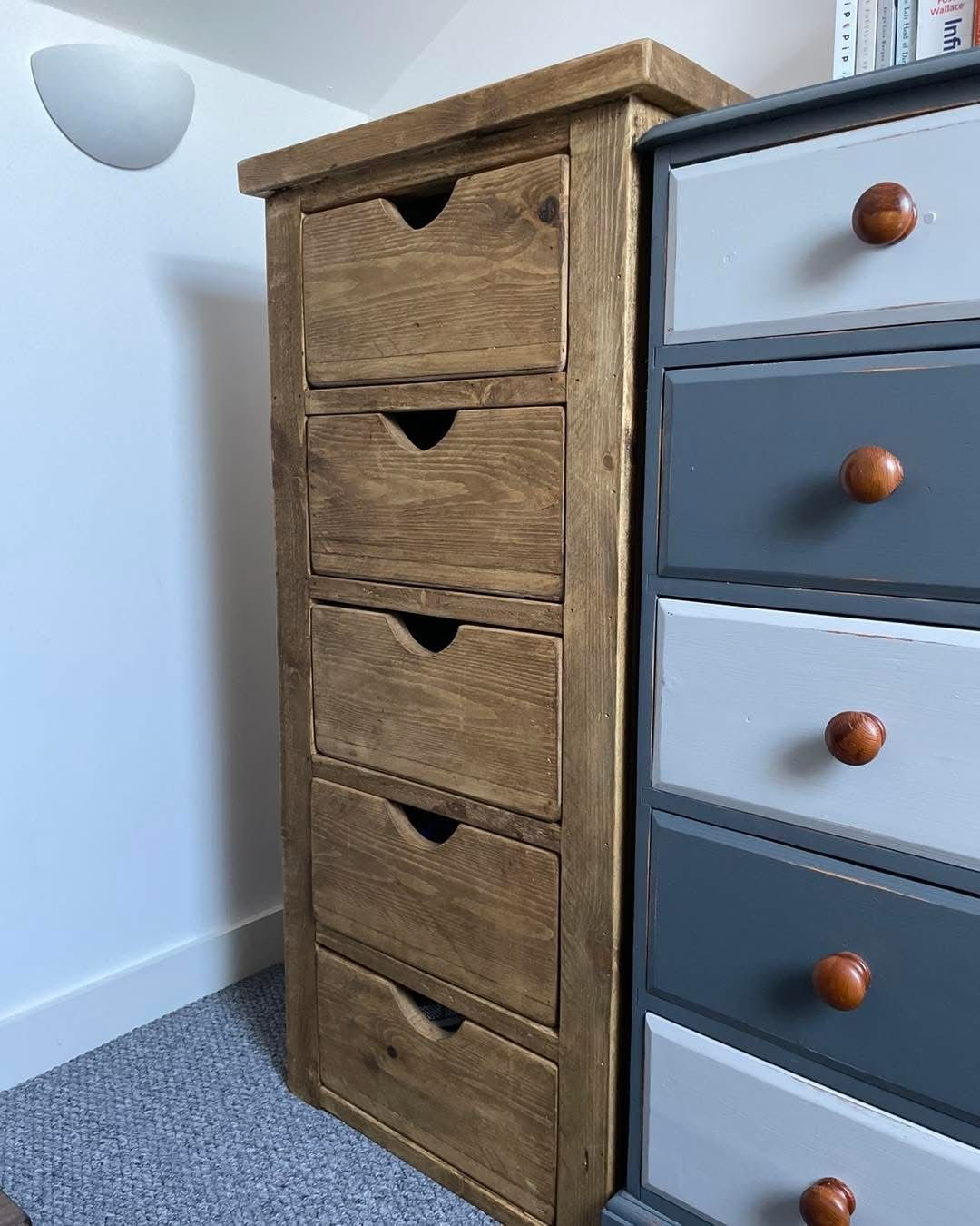 The Ol’ Tallboy | Handmade Rustic Wooden Bedroom Storage | Three Skulls Furniture