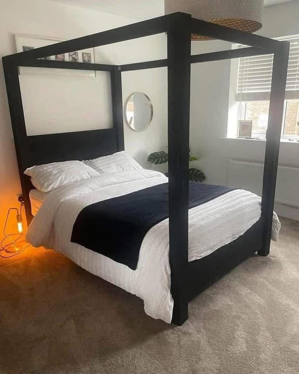 Three Skulls Furniture handmade Grand Four Poster Bed