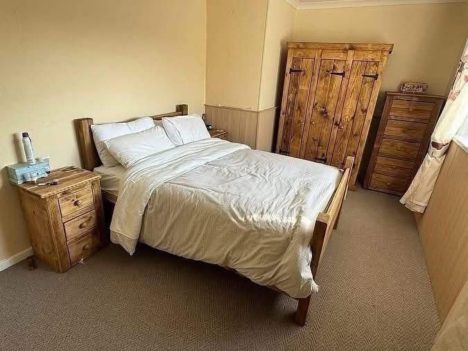Handmade wooden bedroom package with matching furniture